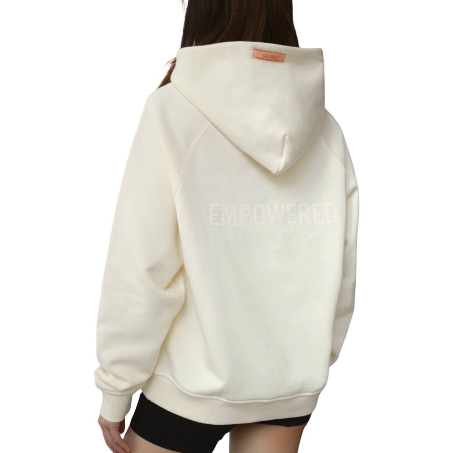 Oversized Hoodie "Punch Left/Right" - Off White