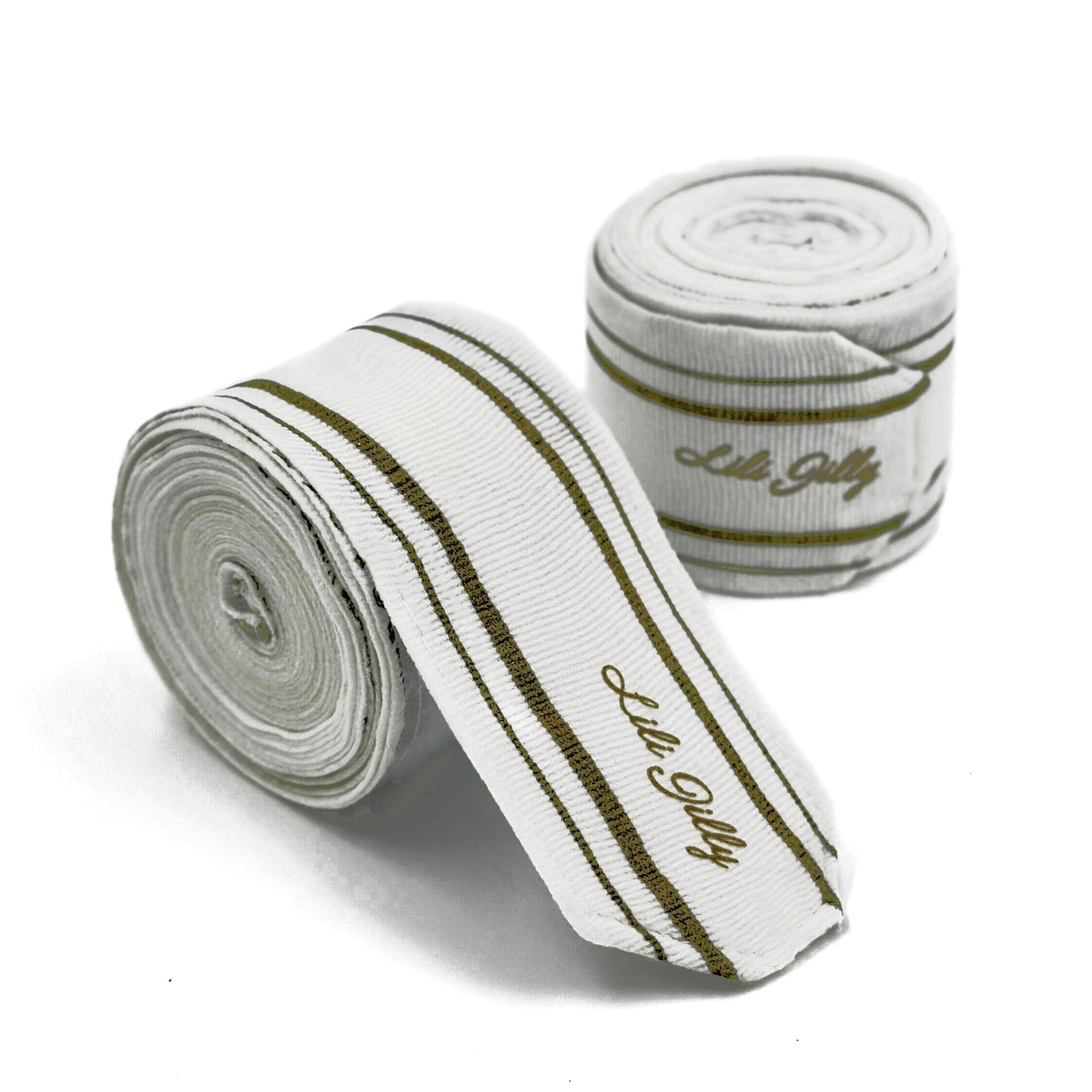 Golden Flower White Hand Wraps