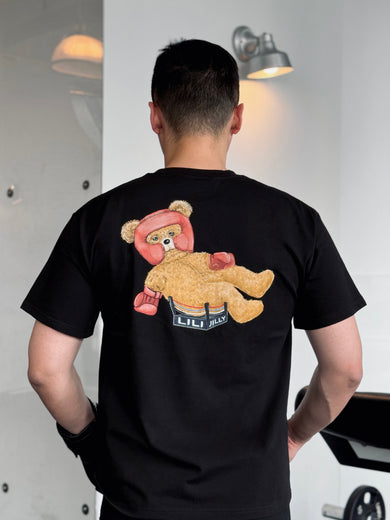 Overtrainer Boxing Bear Tee – LILI JILLY Fightwear