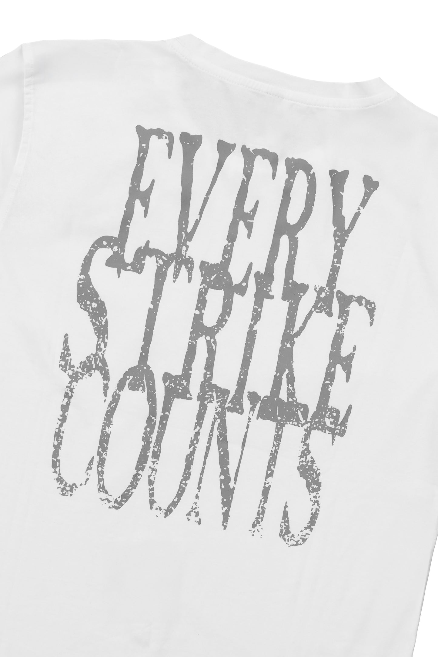 Every Strike Counts Womens Tee - White