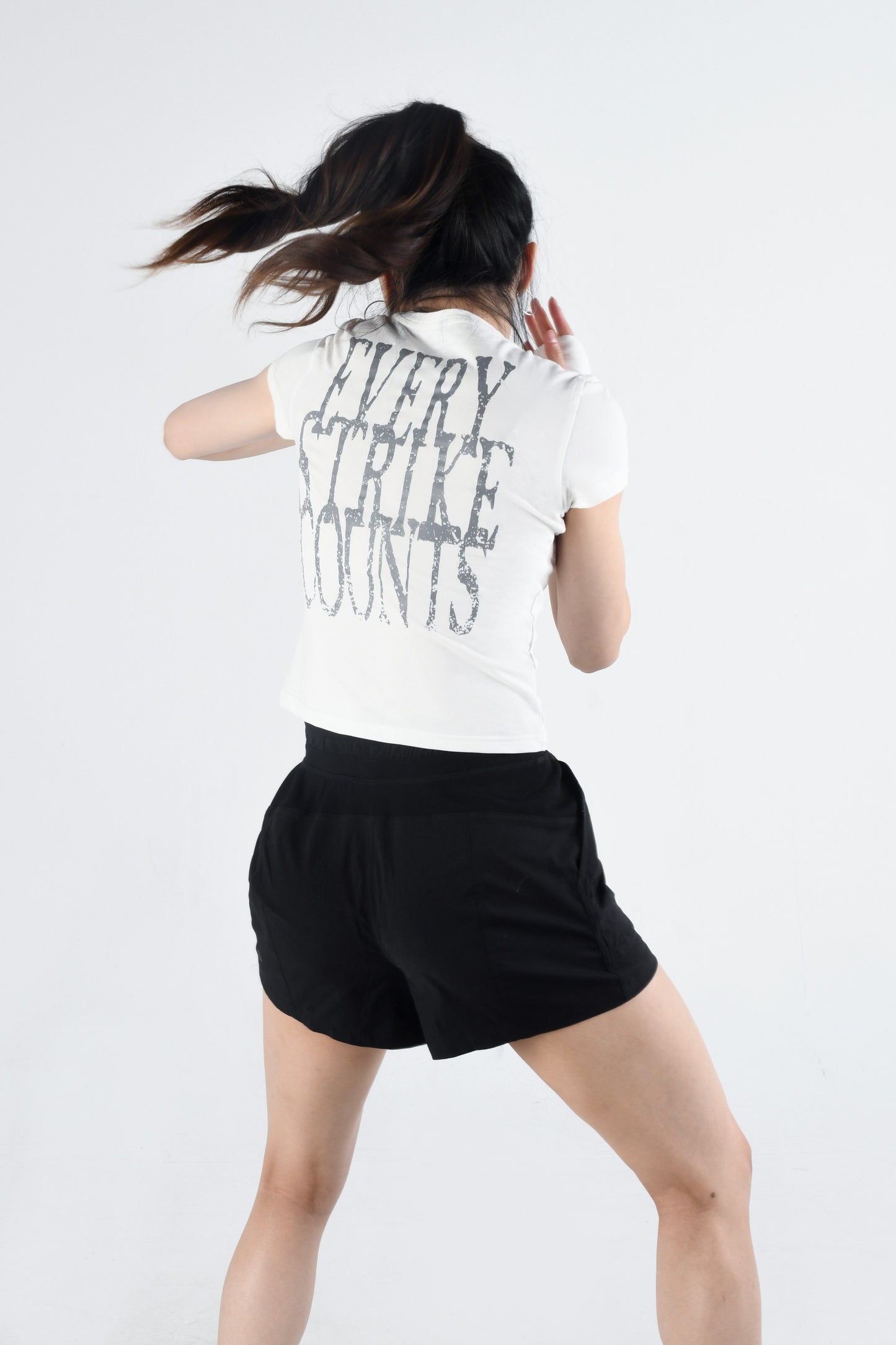 Every Strike Counts Womens Tee - White